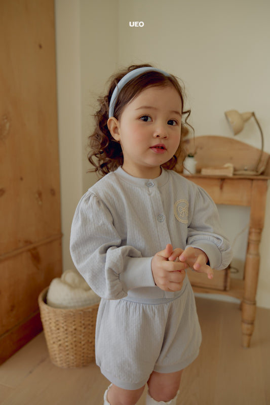 韓國童裝 26春 | UE11 Pop Pop Cardigan Set (90-125cm)