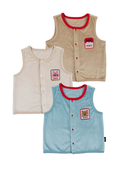 25FW 室內服團購 (30/9截單) 雙面絨彈力室內背心 V03