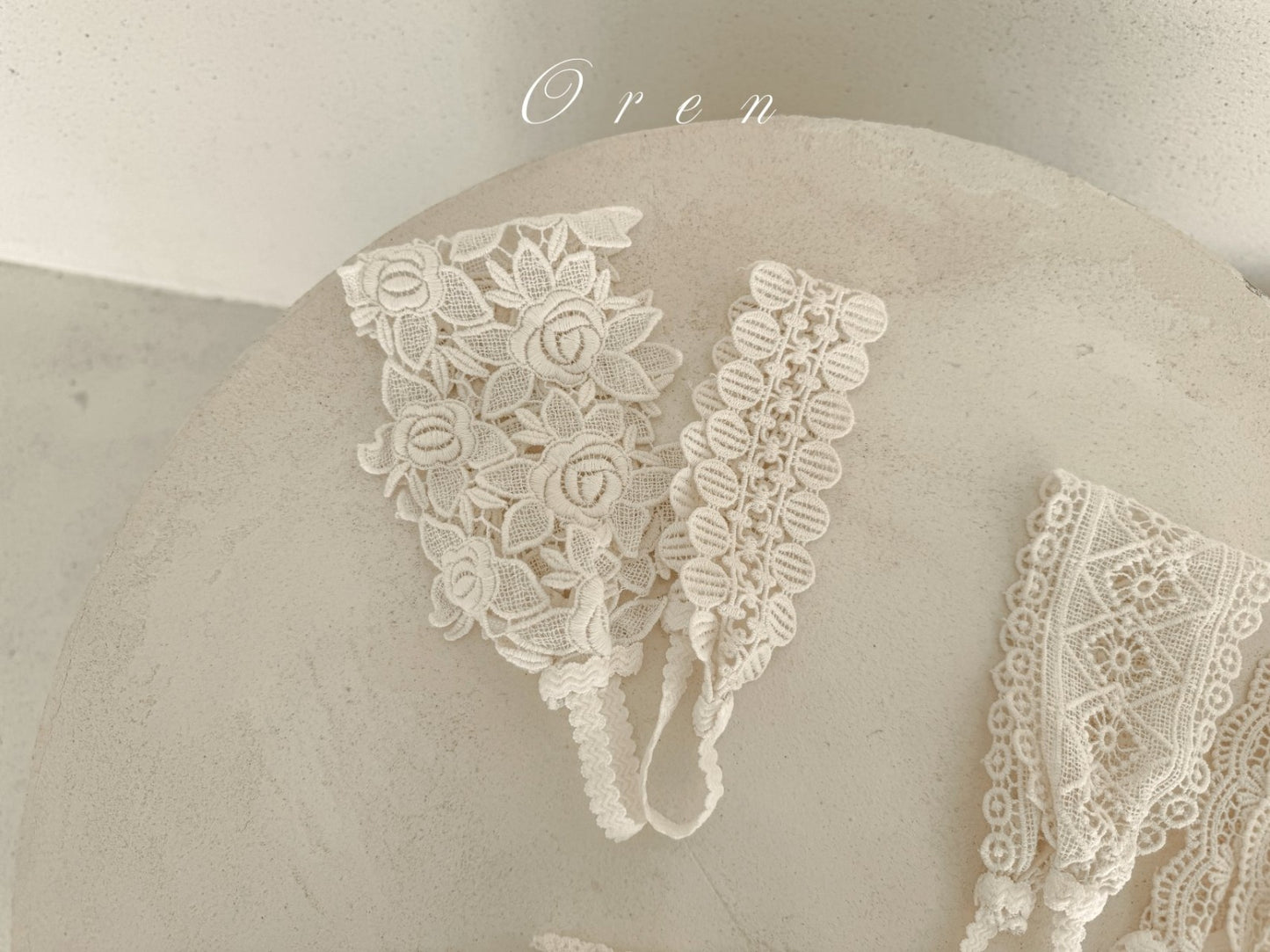 現貨▷ 韓國童裝 25春 | OR251699 LACE HAIRBAND SET