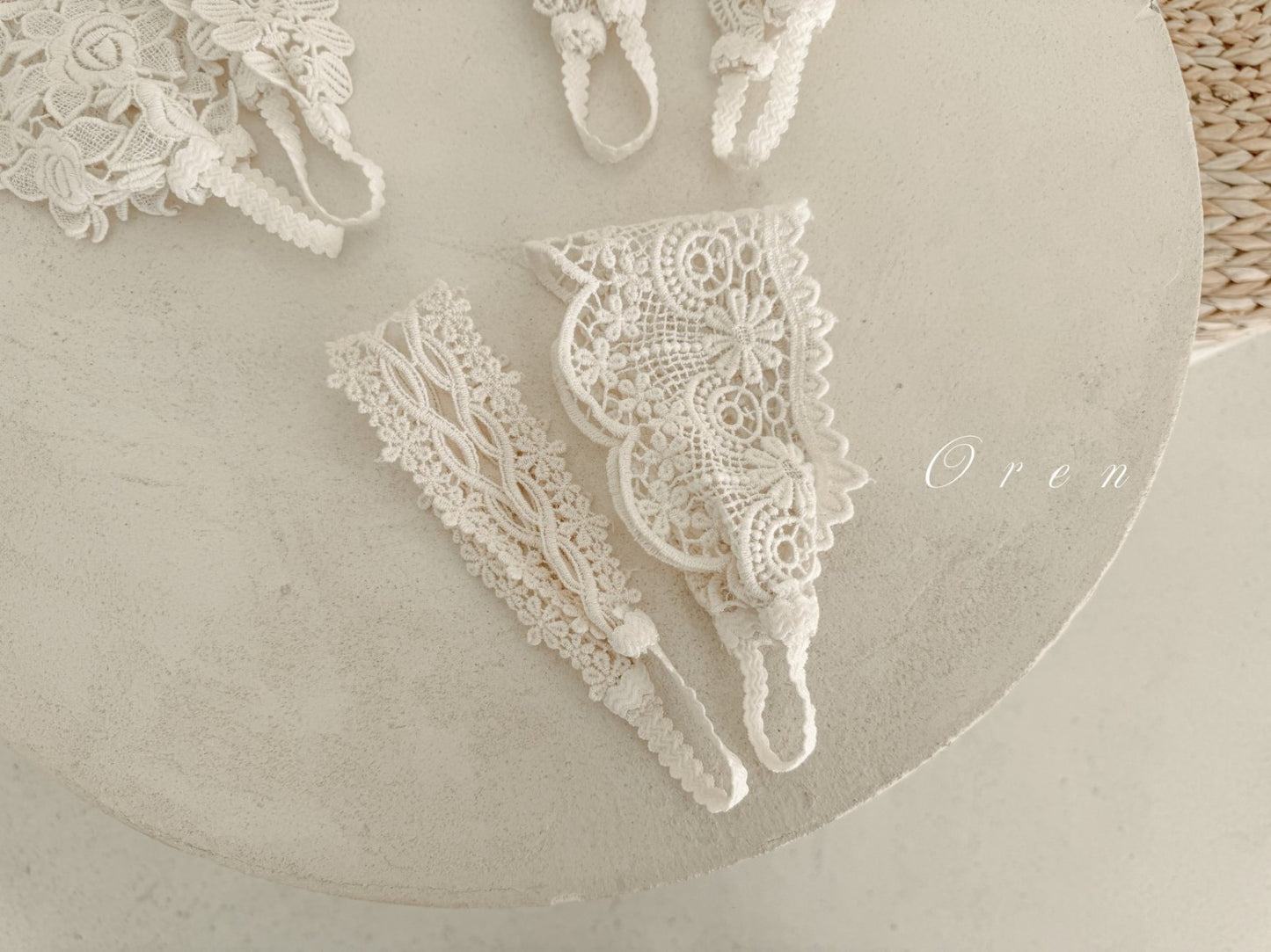 現貨▷ 韓國童裝 25春 | OR251699 LACE HAIRBAND SET