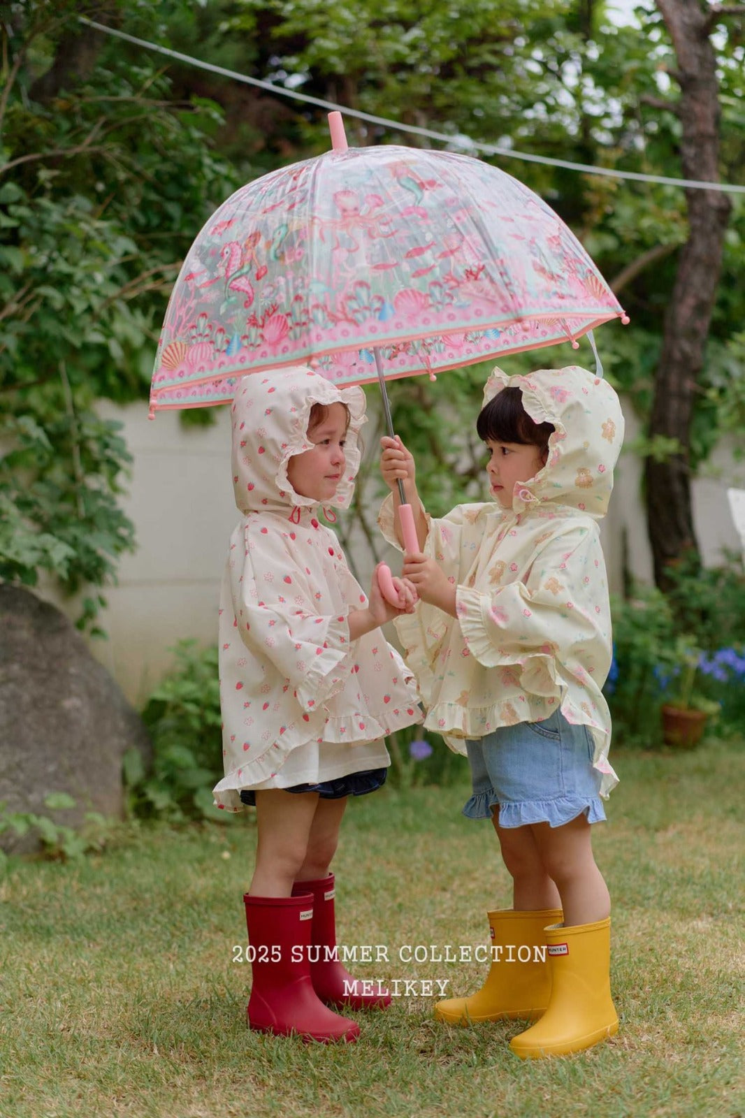 夏日雨天必備 - Frill Cape