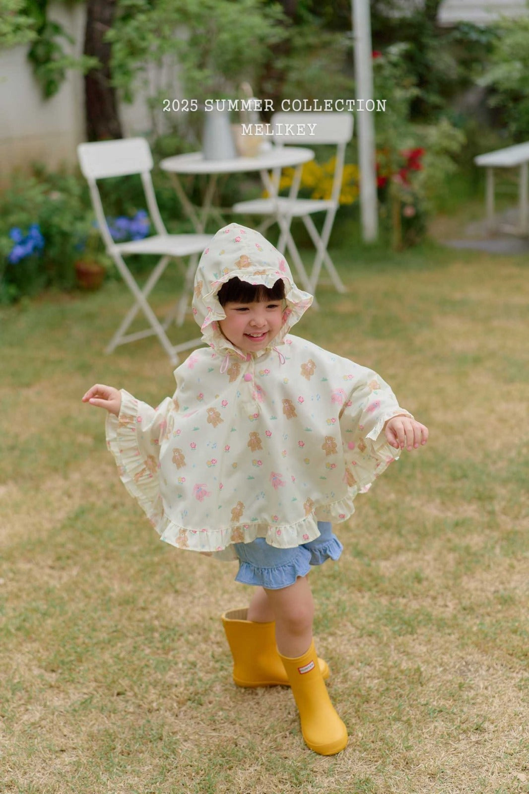 夏日雨天必備 - Frill Cape
