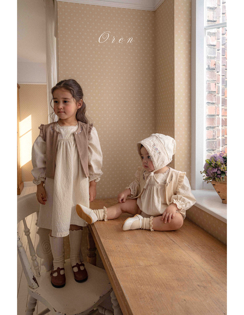 韓國童裝 26春 | OR72 Emma Dress (85~120cm)