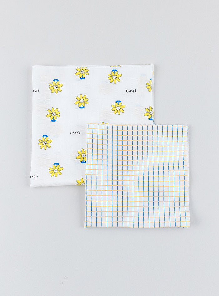 25FW 室內服團購 (30/9截單) Flower Bamboo 透氣竹纖手帕10入