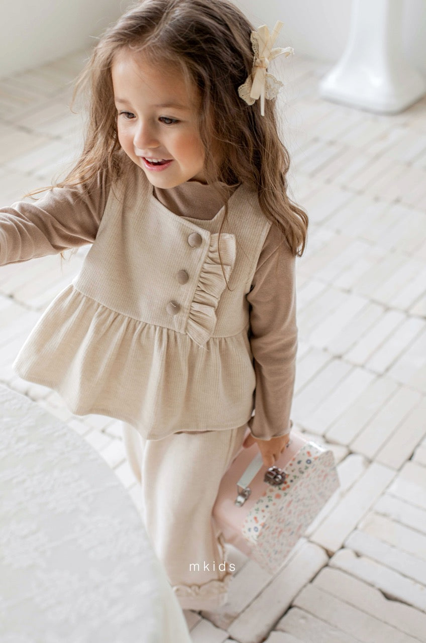 韓國童裝 25秋冬 | MD25444 Vest