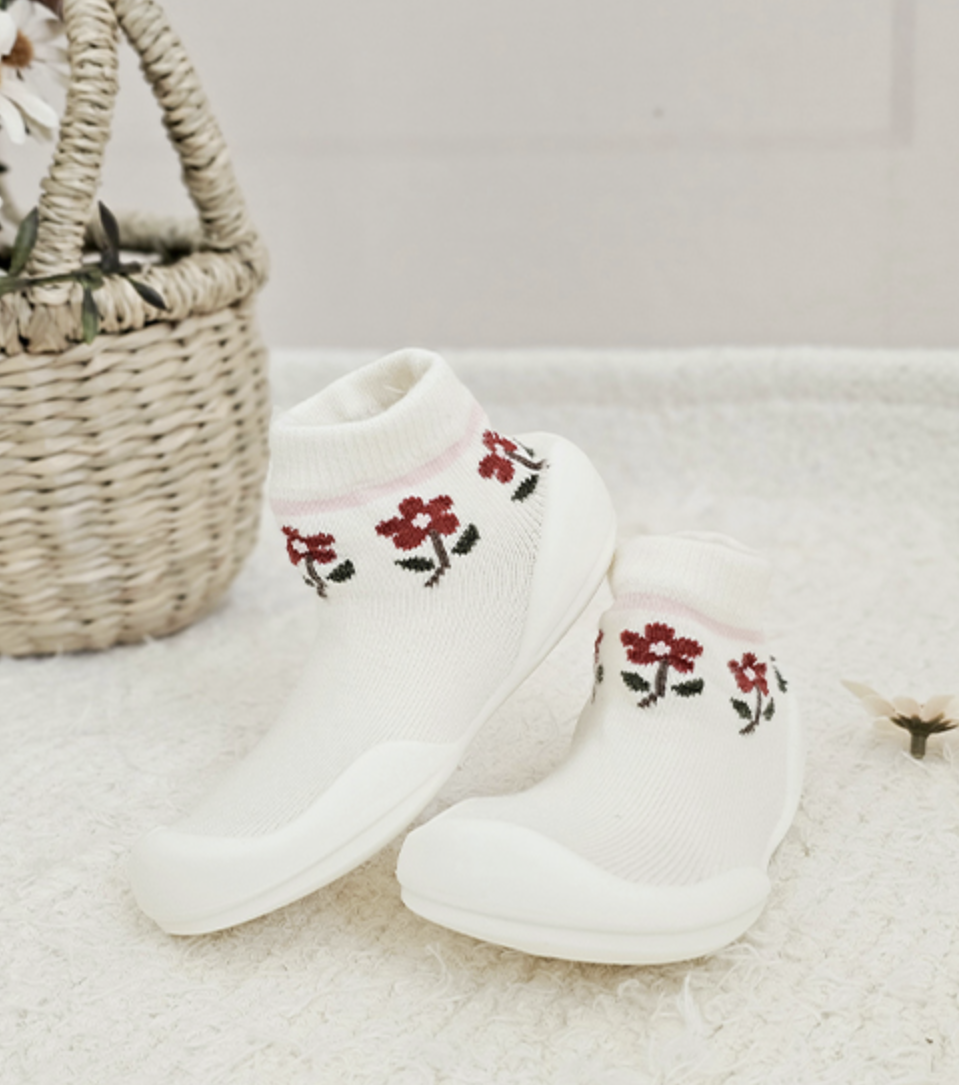 韓國襪子學步鞋 baby socks shoe | 銷量皇 山茶花學步鞋 - FLO | FLOWERKKOCH