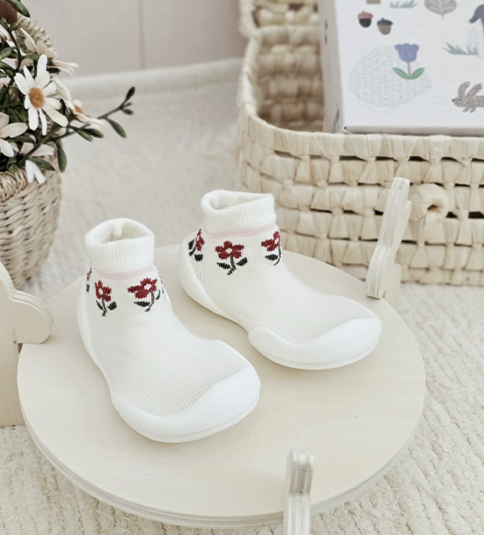 韓國襪子學步鞋 baby socks shoe | 銷量皇 山茶花學步鞋 - FLO | FLOWERKKOCH