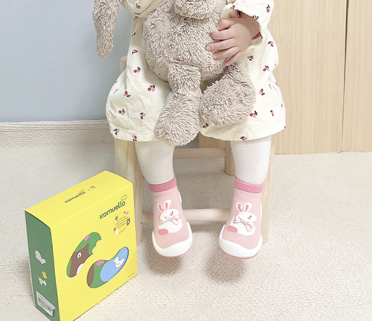 韓國襪子學步鞋 baby socks shoe | 24 新款兔兔學步鞋 - FLO | FLOWERKKOCH