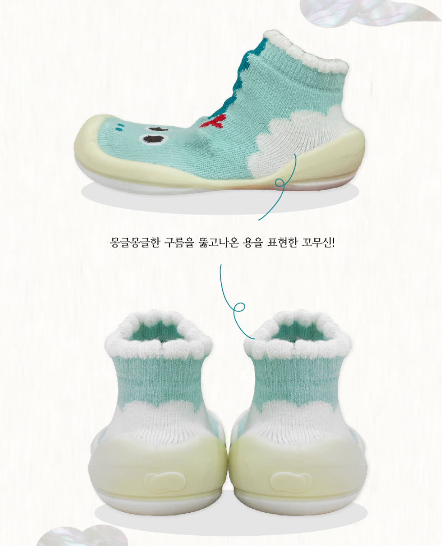 韓國襪子學步鞋 baby socks shoe | 24 Baby Dragon - FLO | FLOWERKKOCH