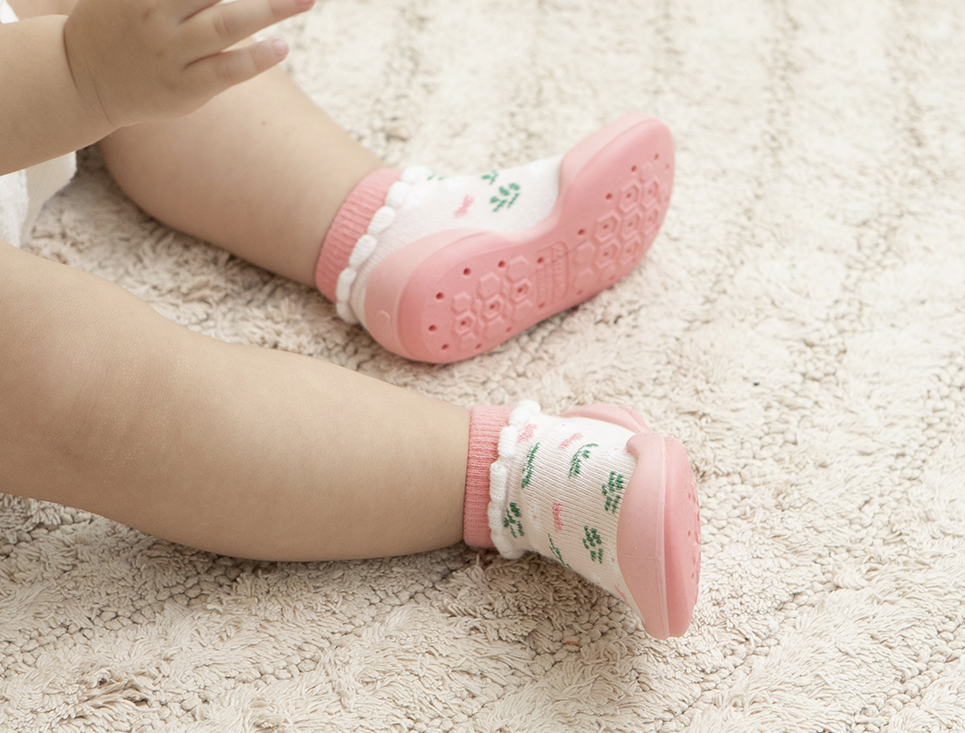 韓國襪子學步鞋 baby socks shoe | 銷量皇 Pink Garden學步鞋 - FLO | FLOWERKKOCH