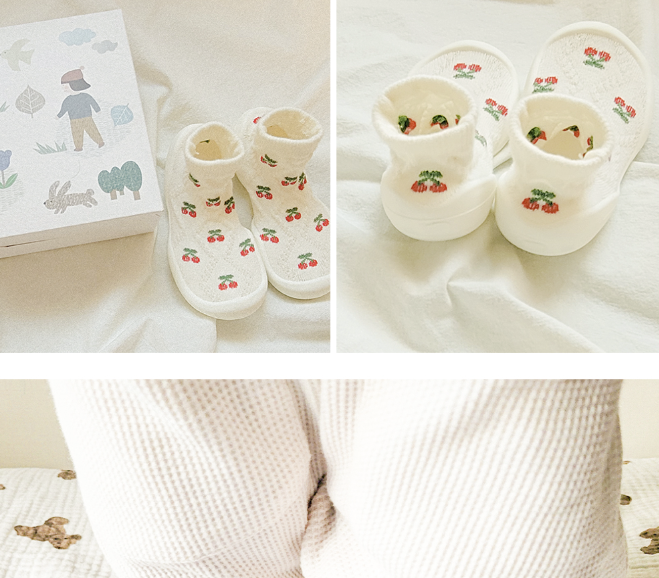 韓國襪子學步鞋 baby socks shoe | 銷量皇 cherry學步鞋 - FLO | FLOWERKKOCH
