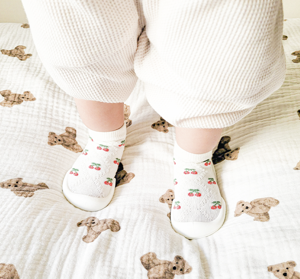韓國襪子學步鞋 baby socks shoe | 銷量皇 cherry學步鞋 - FLO | FLOWERKKOCH