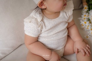 韓國童裝 25夏 | GR25208 BABY RUDY - BIB & HAIRBAND