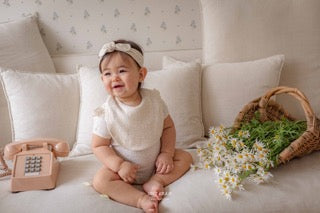 韓國童裝 25夏 | GR25208 BABY RUDY - BIB & HAIRBAND