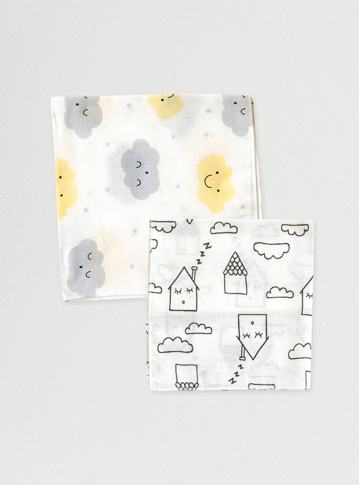 25FW 室內服團購 (30/9截單) Cloud and House Bamboo 透氣竹纖手帕10入