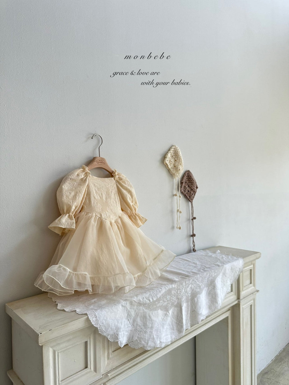 韓國童裝 25春| MB25107 LEAH DRESS KIDS OPS