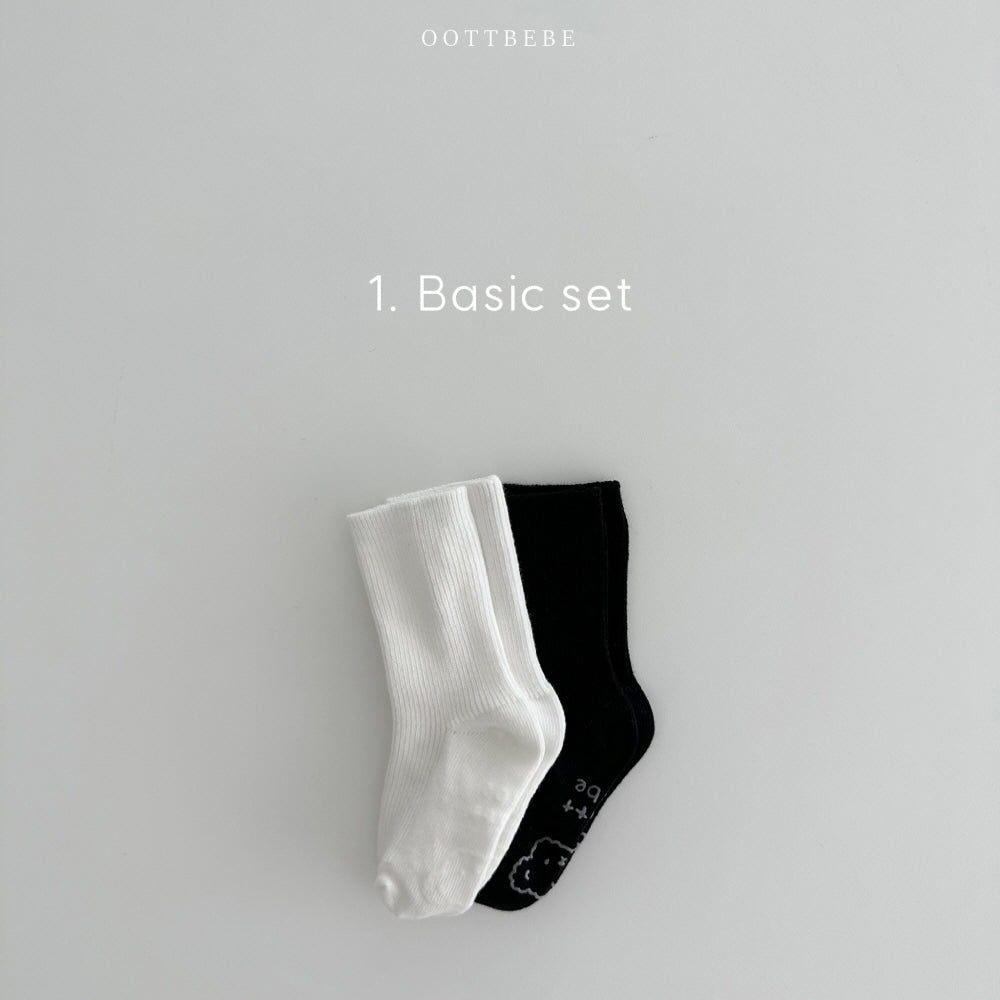 現貨▷ 韓國童裝 Oottbebe Rainbow Socks Set