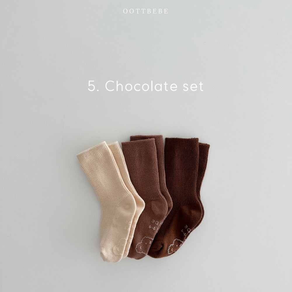 現貨▷ 韓國童裝 Oottbebe Rainbow Socks Set