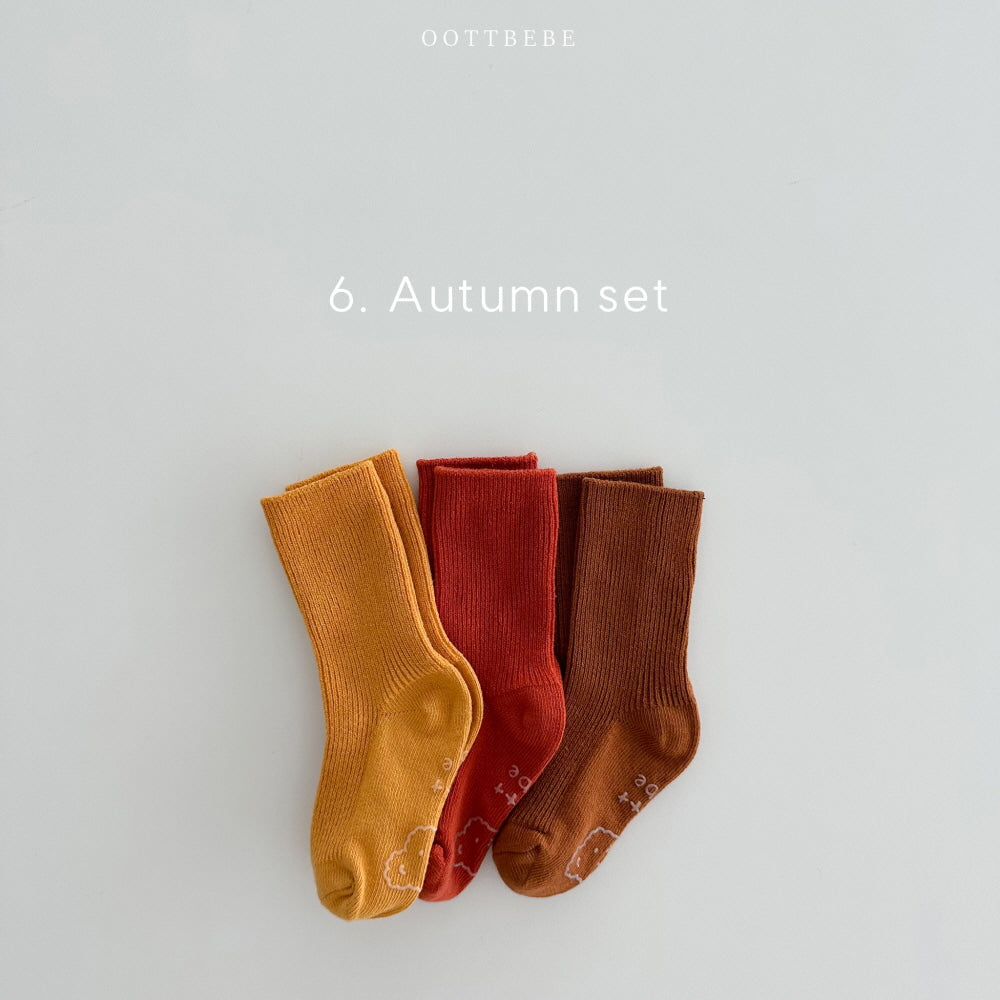 現貨▷ 韓國童裝 Oottbebe Rainbow Socks Set