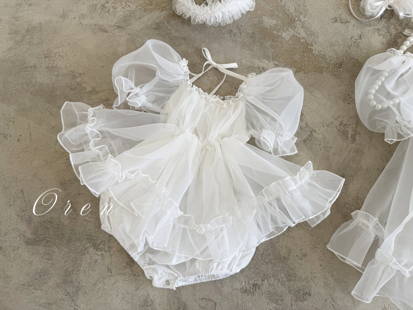 現貨▷ 韓國童裝 25夏 | OR252104 Coco Blush Kids Dress & Baby Suit