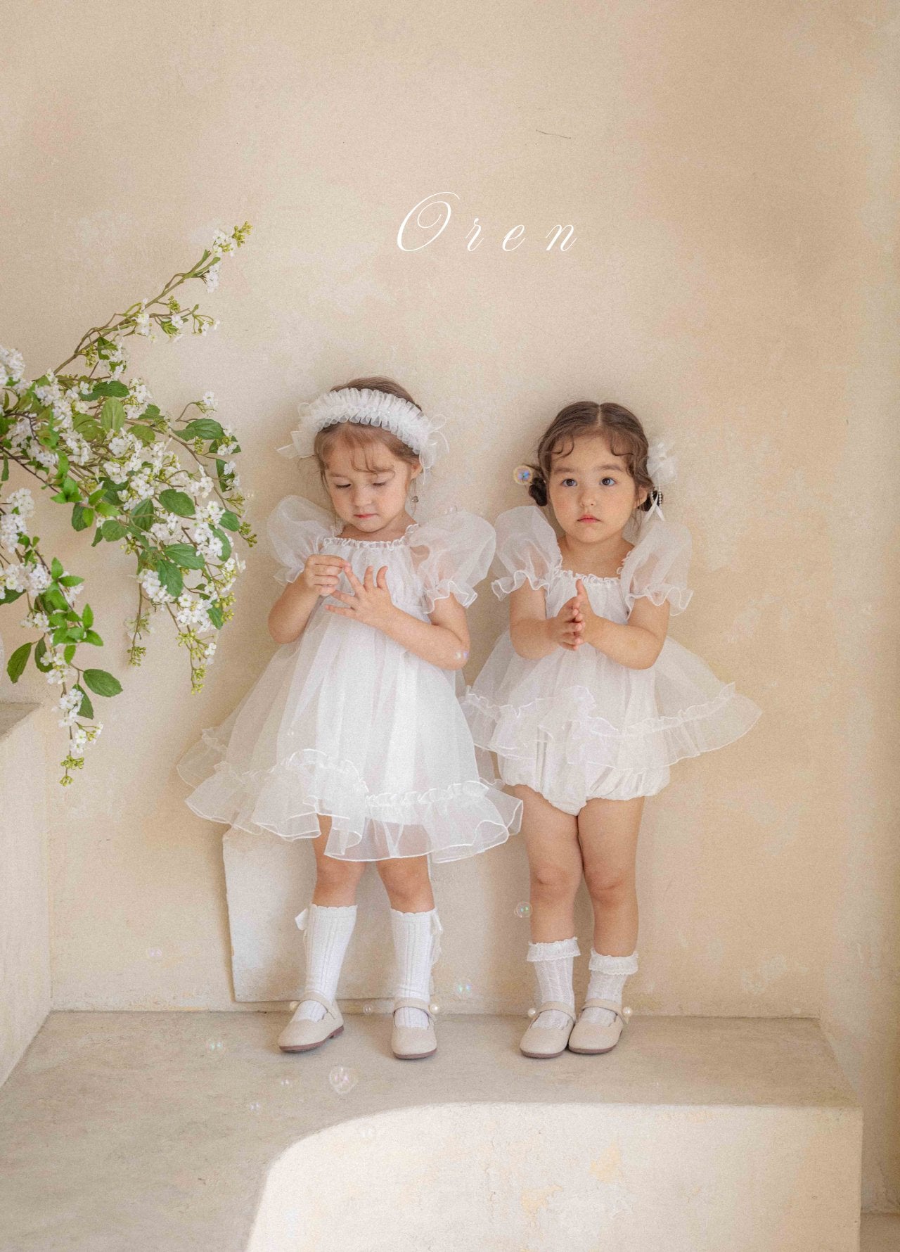 現貨▷ 韓國童裝 25夏 | OR252104 Coco Blush Kids Dress & Baby Suit