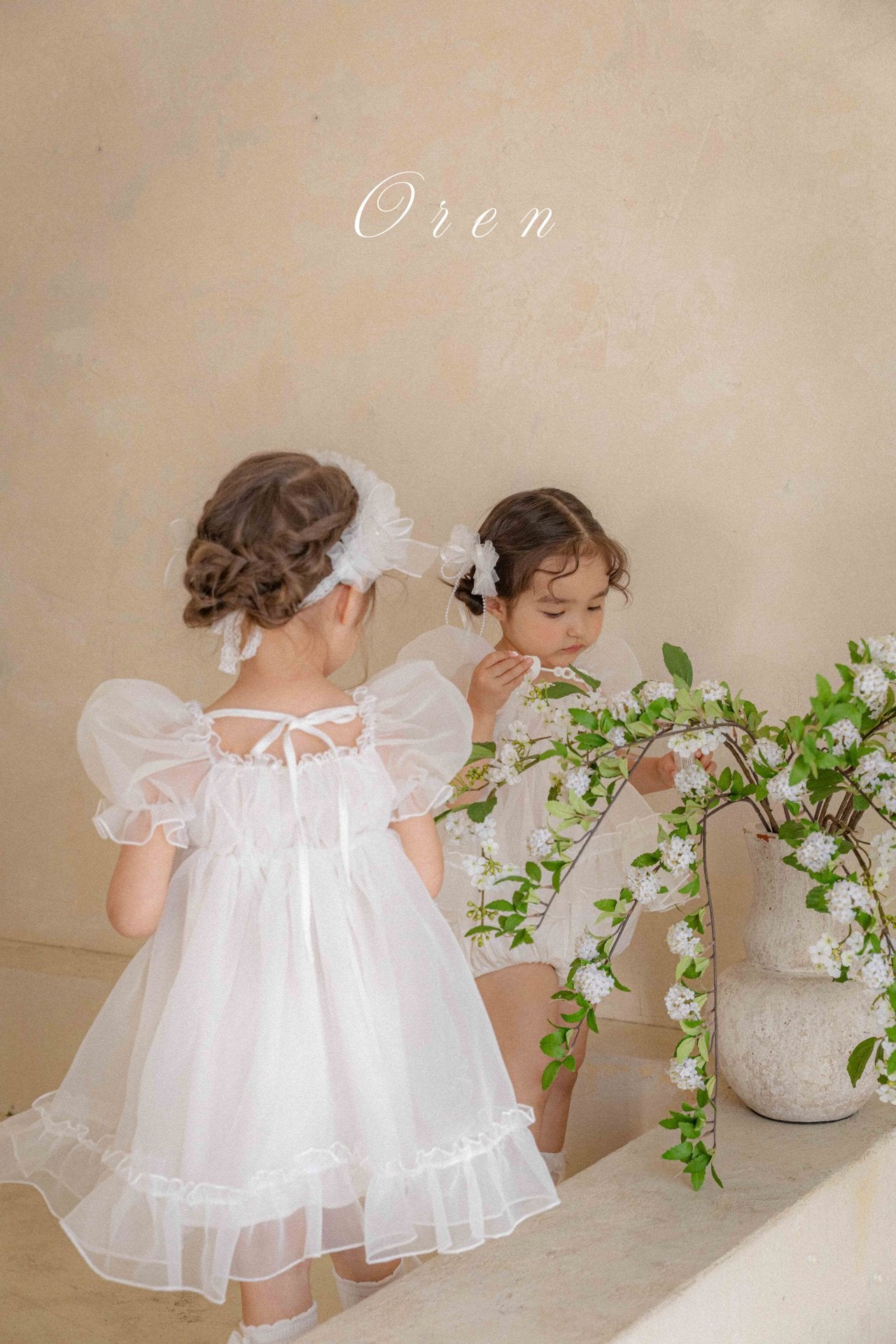 現貨▷ 韓國童裝 25夏 | OR252104 Coco Blush Kids Dress & Baby Suit