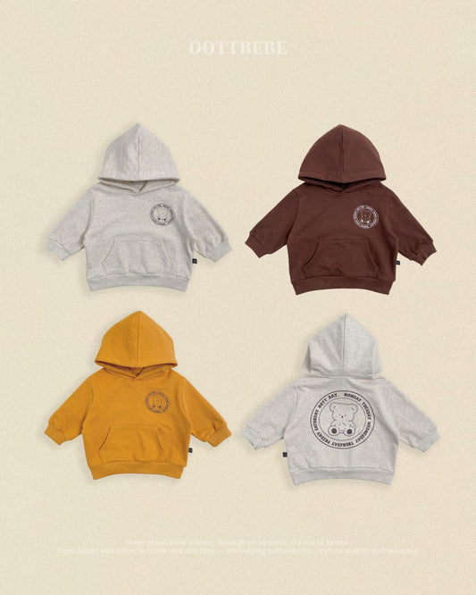 韓國童裝 26秋| OT61 Day Hooded Sweatshirt Kids 上衣