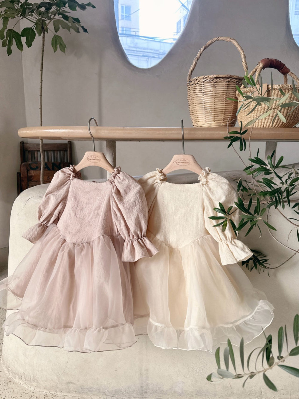 韓國童裝 25春| MB25107 LEAH DRESS KIDS OPS