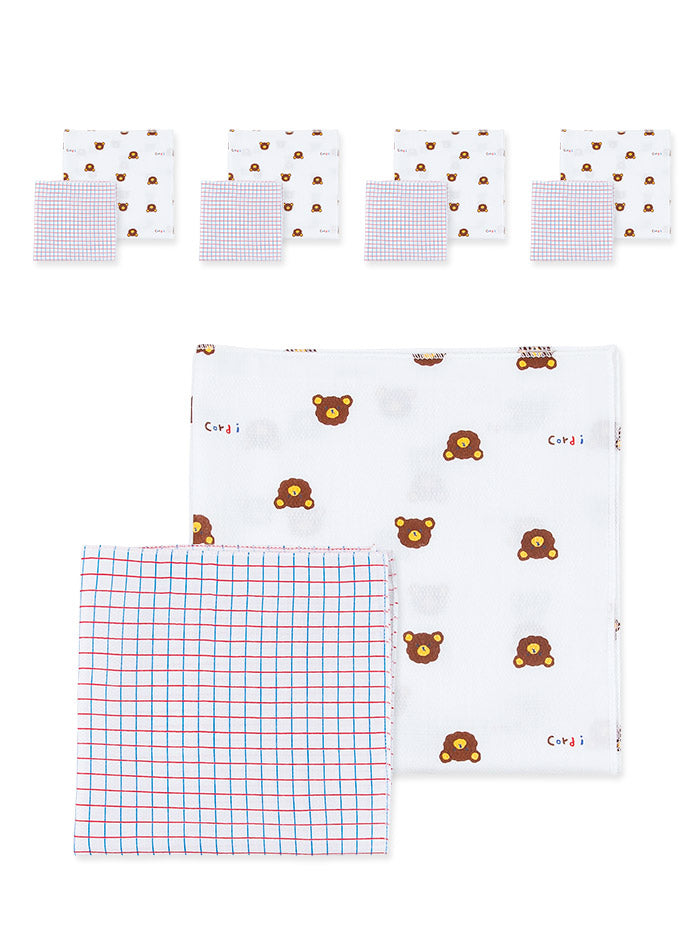 25FW 室內服團購 (30/9截單) Brick & Bear 透氣竹纖手帕10入