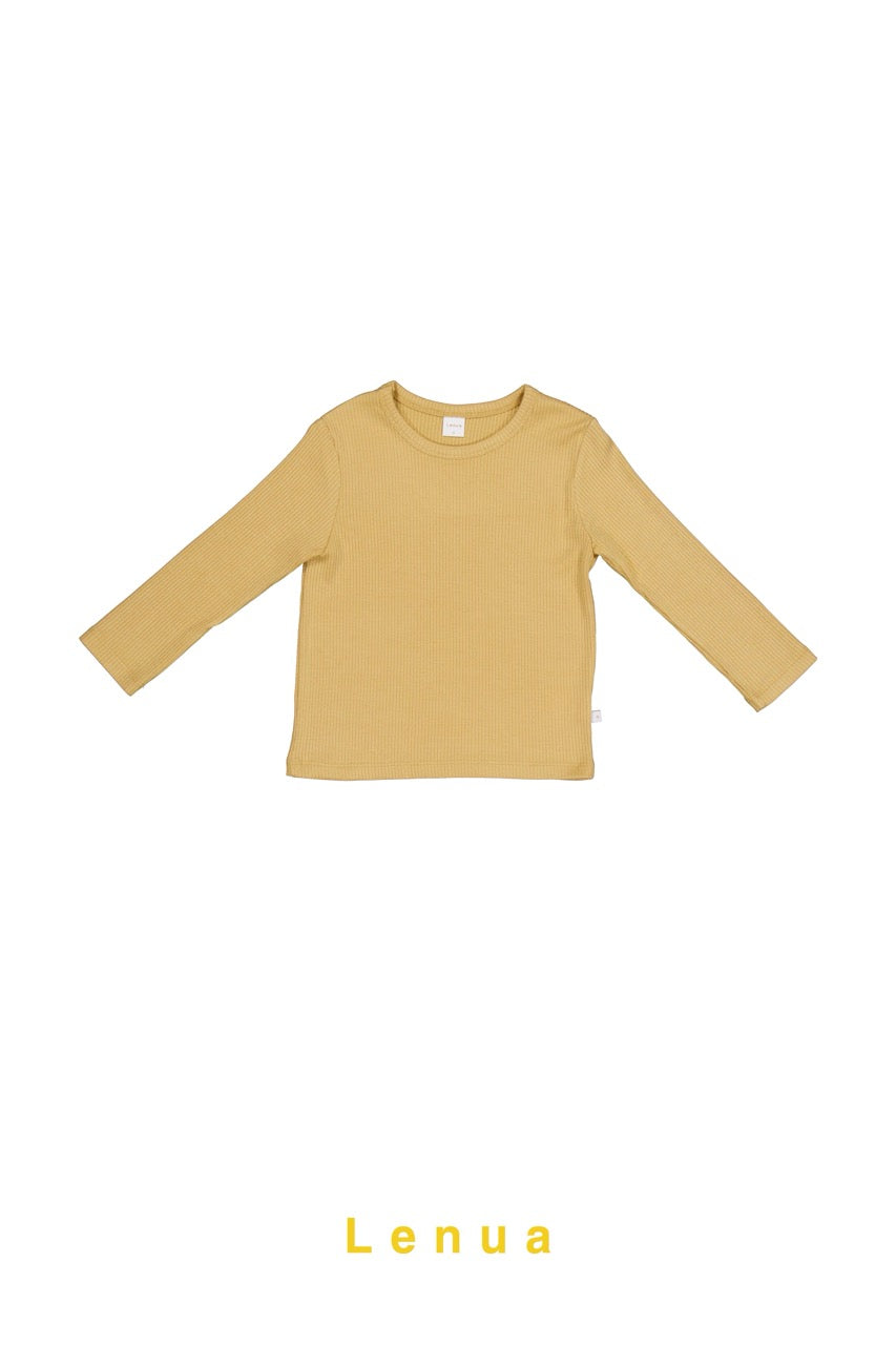 韓國童裝 26春 | LU22 Ravi Ribbed Tee (80-130cm)