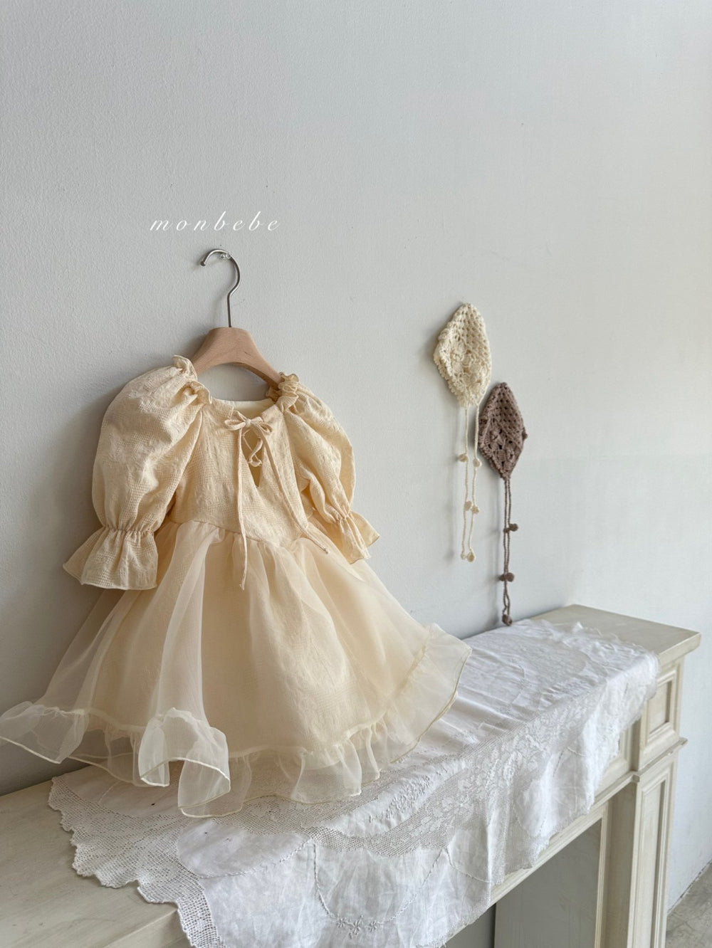韓國童裝 25春| MB25107 LEAH DRESS KIDS OPS