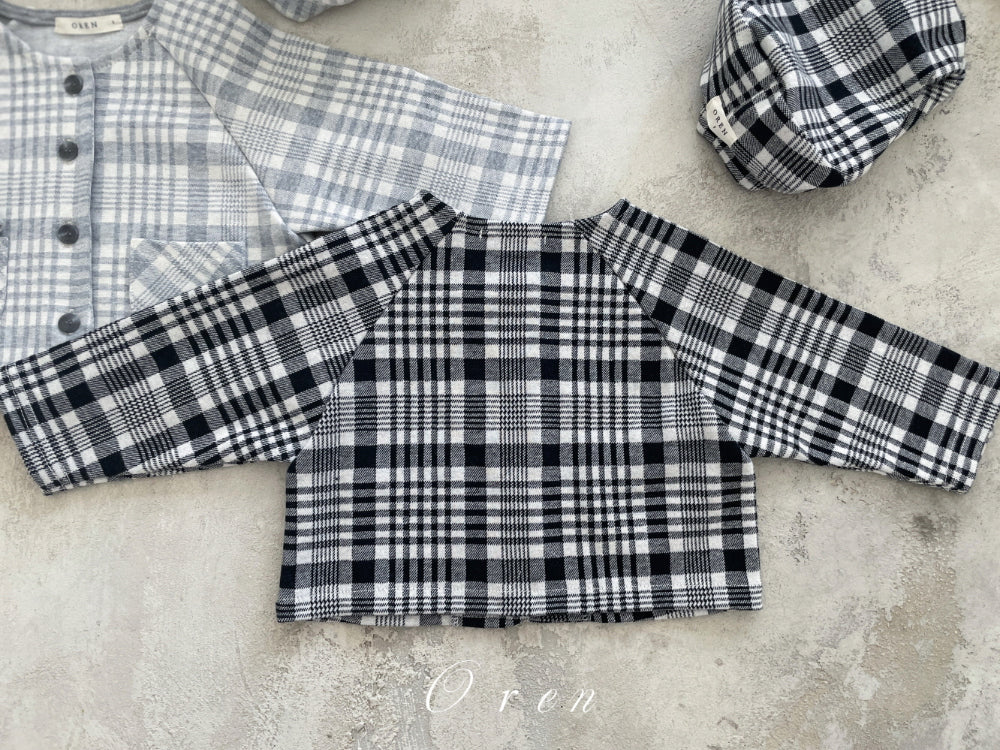 現貨▷ OREN Check Cardigan