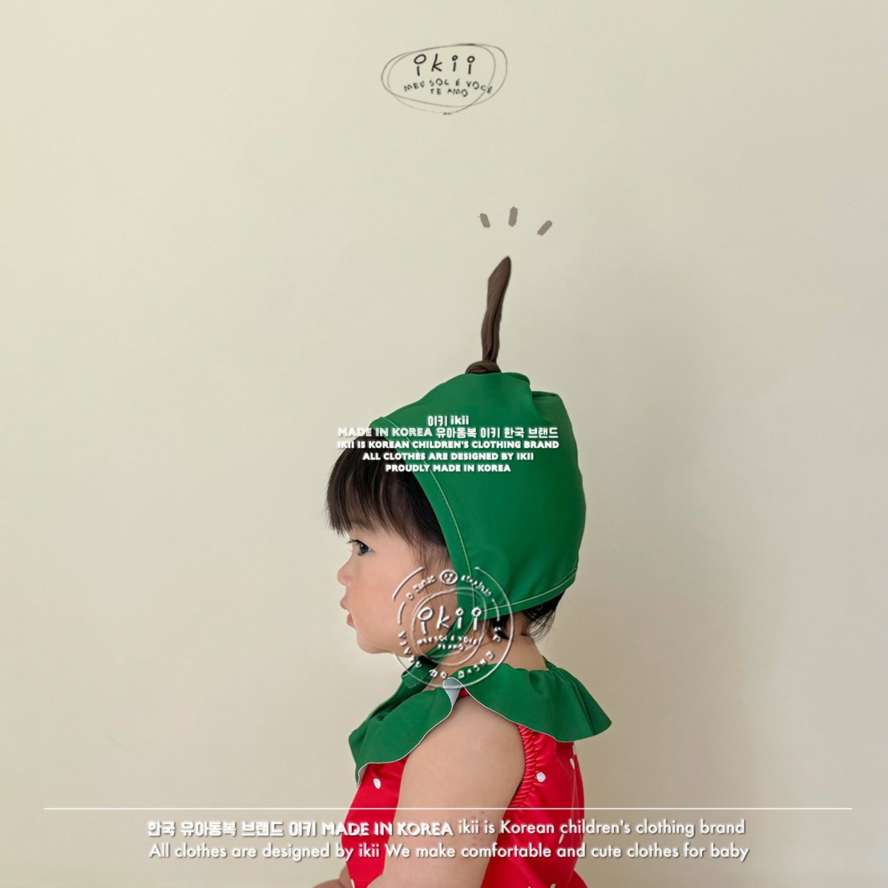 (現貨✨) ikii - Strawberry Swimsuit Set 士多啤梨泳衣套裝 - FLO | FLOWERKKOCH
