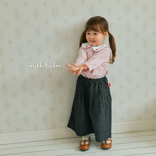 現貨▷ 韓國童裝 25秋 | MK25304 Blouse (90/100)