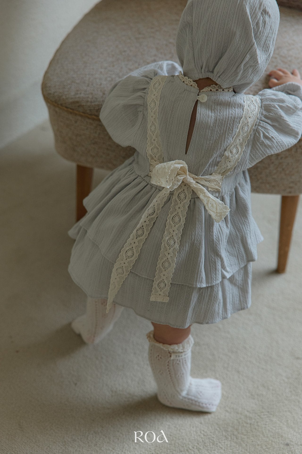 韓國童裝 25秋 | RO25313 Amber Baby Suit with Bonnet