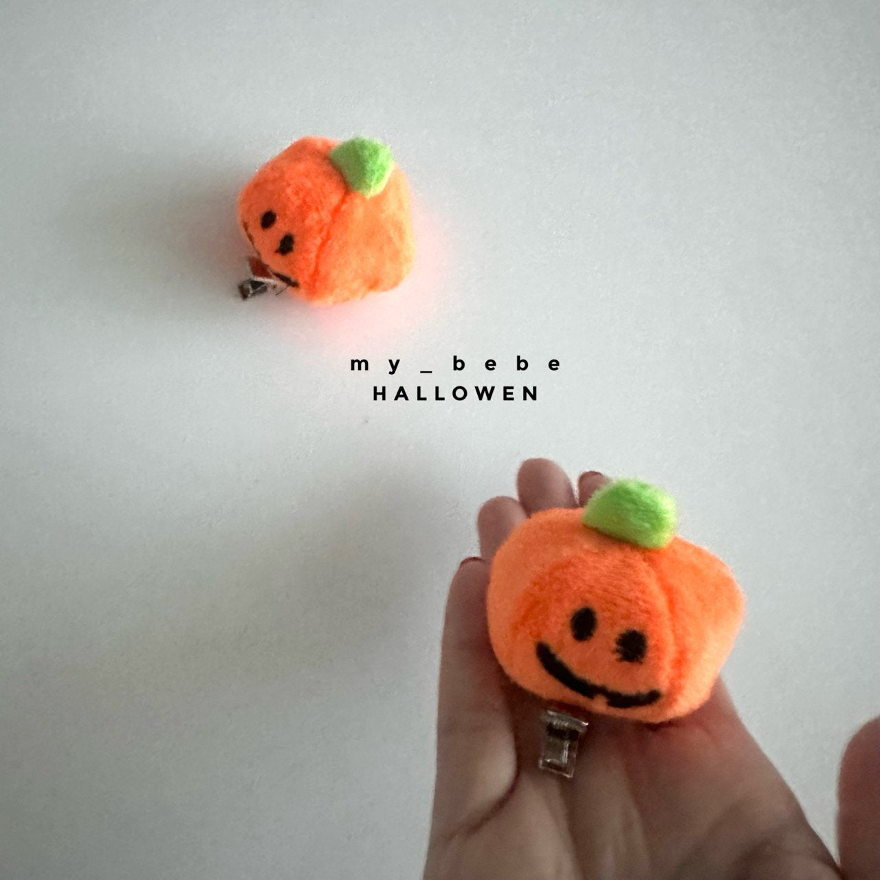 Halloween 萬聖節系列 > mybebe Halloween pumpkin hairpin (1ea)