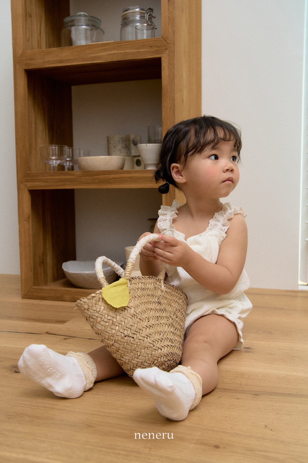現貨▷ 韓國童裝 25夏 | NU25201 Ribbon Romantic Baby Suit