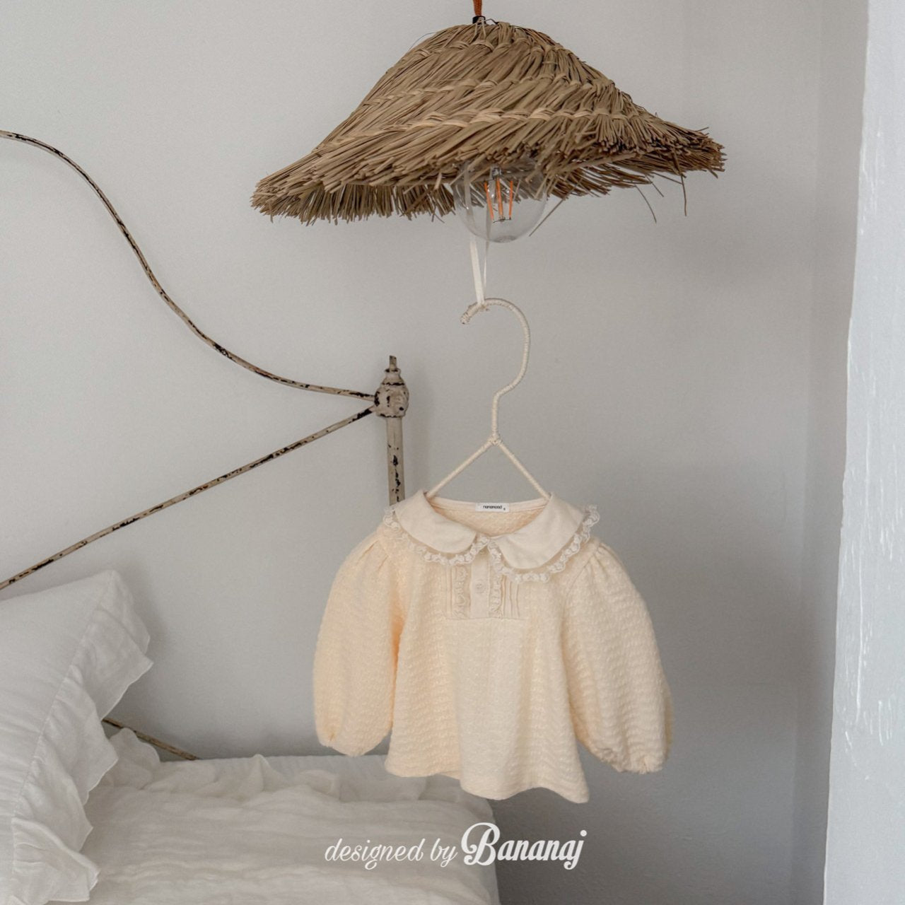 韓國童裝 25秋 | BJ25319 Baby Collar Blouse