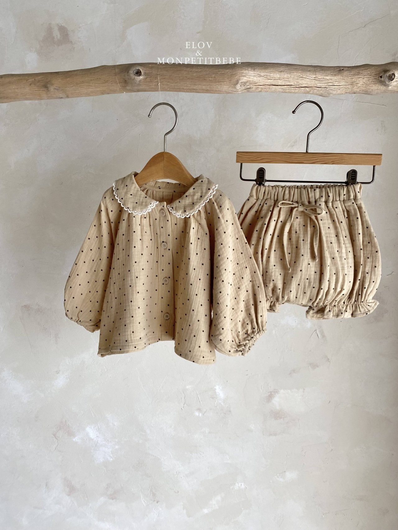 韓國童裝 25秋 | MP25309 Floral Top and Bottom Set (Baby)