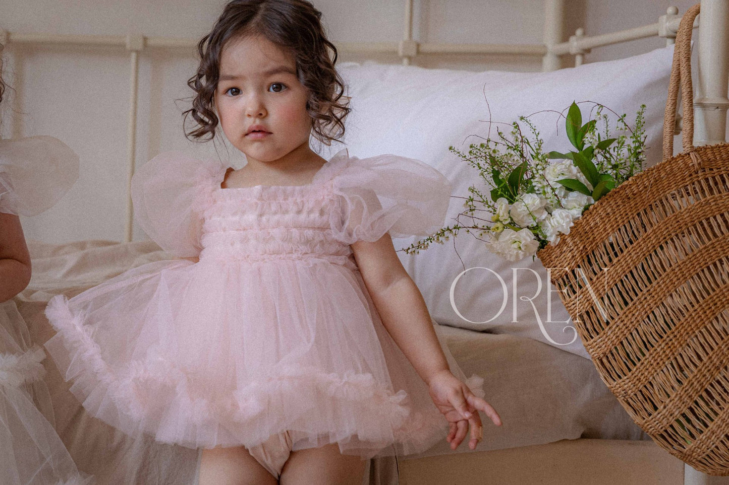 現貨▷ 韓國童裝 25夏 | OR25254 Bloom Sha Baby Suit 百日/一歲小公主之選 (75~80cm)