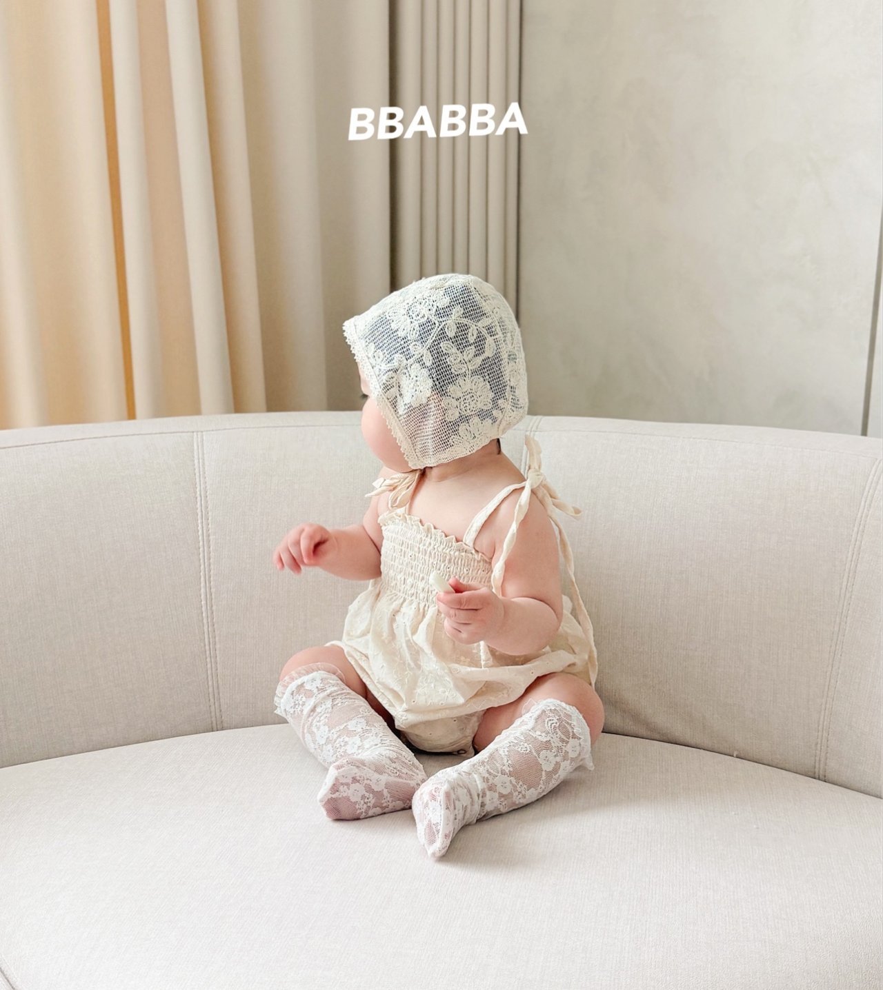 韓國童裝 25夏 | BA25201 夏日花花親子裝 MOM & Baby Suit