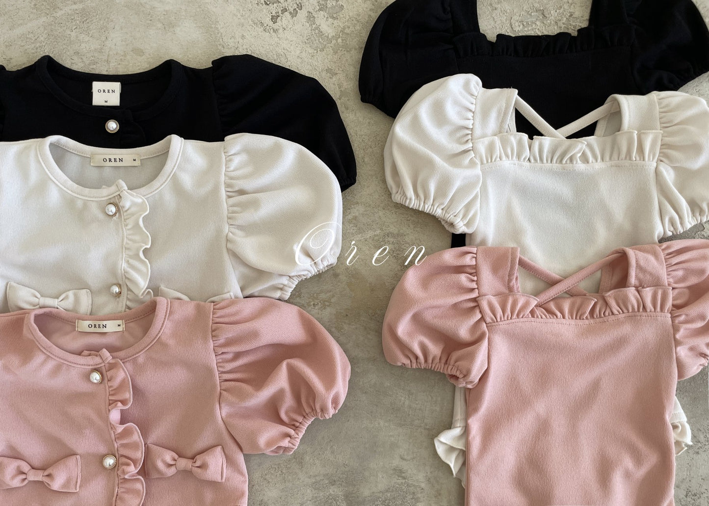 韓國童裝 Swimwear🩱🛟 OR25278 Mom and kids Swimsuit set