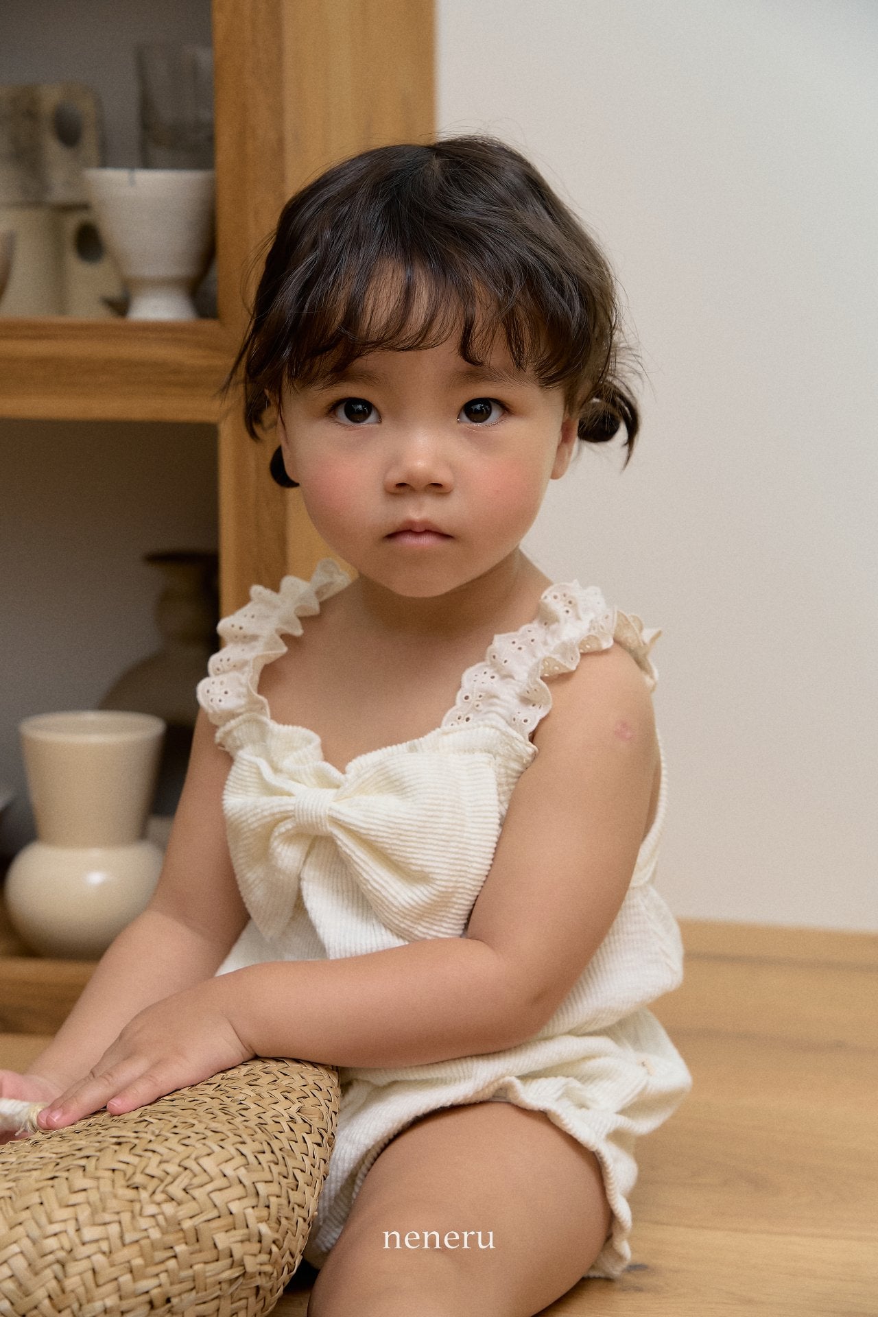 現貨▷ 韓國童裝 25夏 | NU25201 Ribbon Romantic Baby Suit