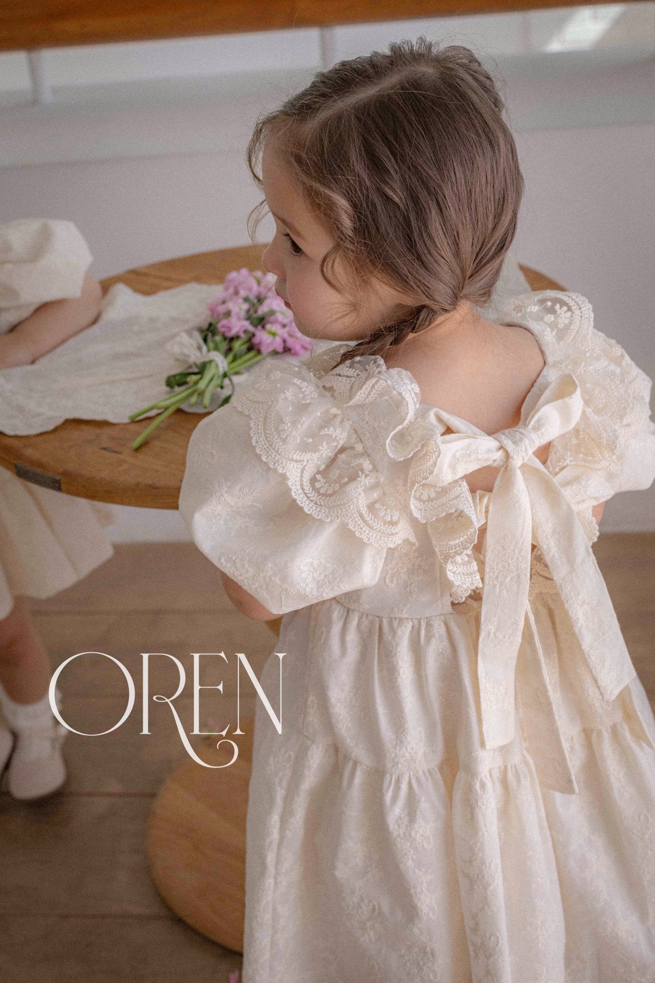現貨▷ 韓國童裝 25夏 | OR25258 Lyla Lace Kids Ops (90)