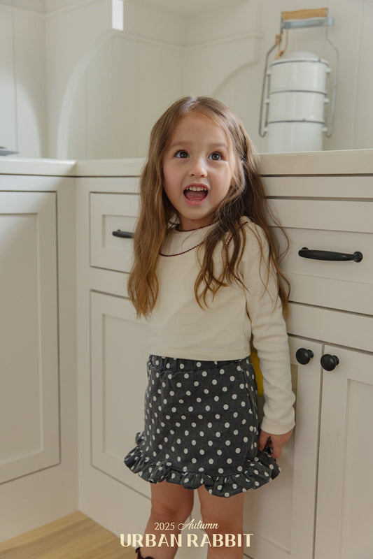 韓國童裝 25秋 | UR25320 Dot Dot Skort
