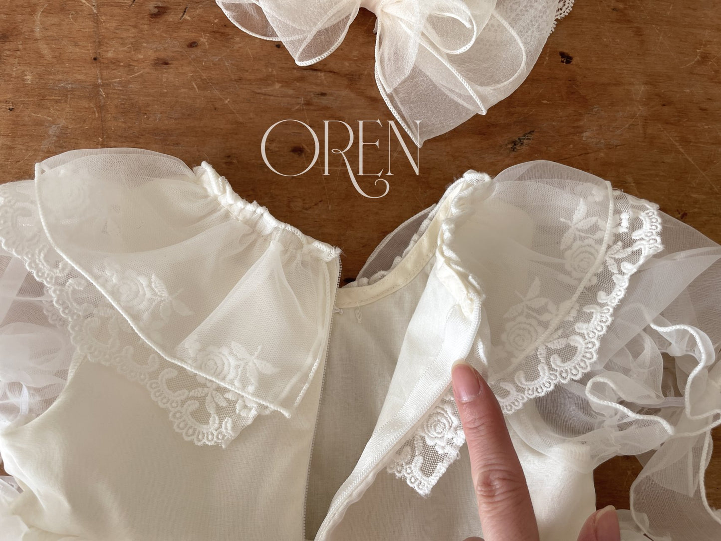 現貨▷ 韓國童裝 25夏 | OR252014 RACHEL DRESS (90) 一歲生日Look