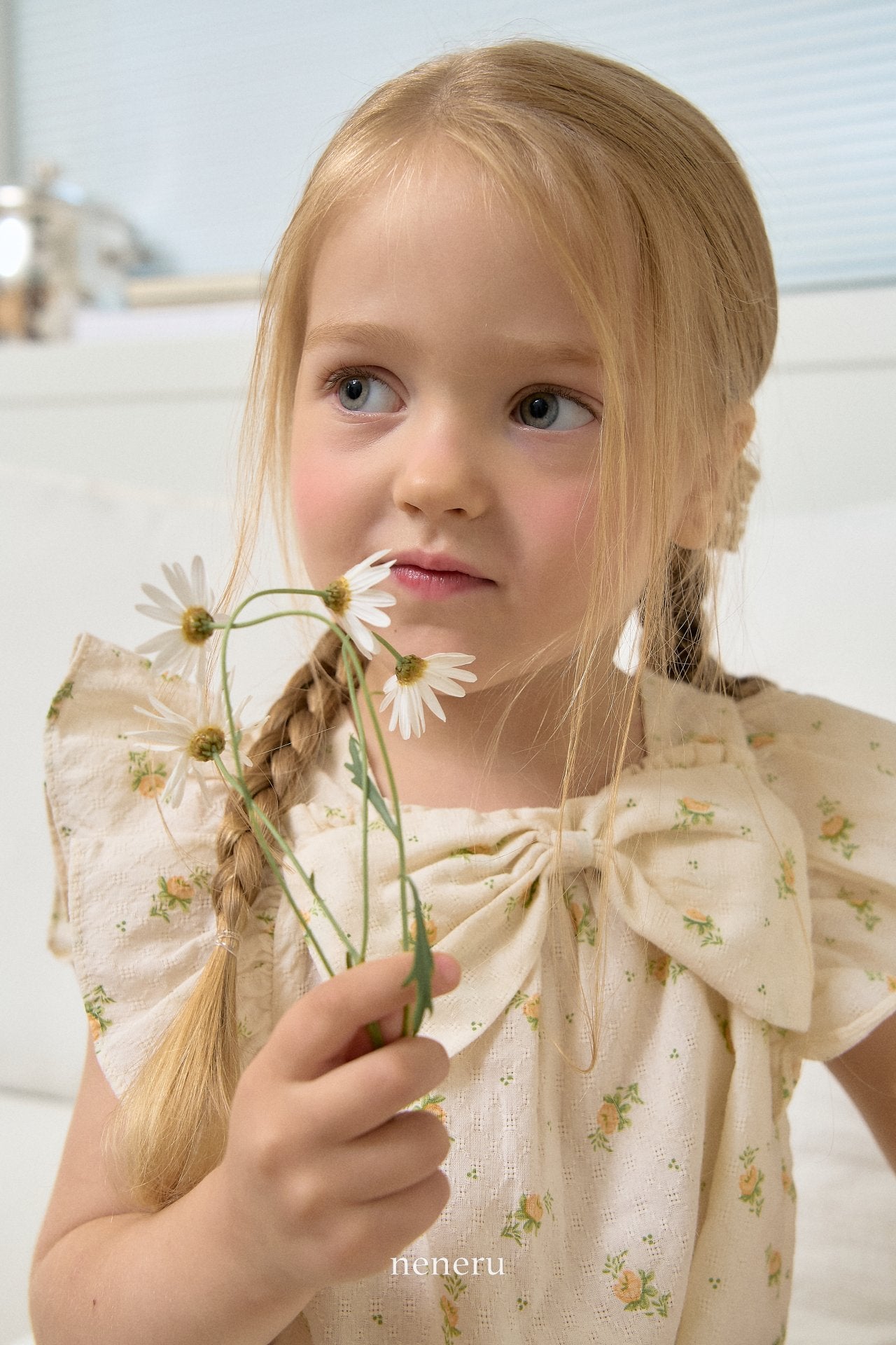 現貨▷ 韓國童裝 25夏 | NU25203 Floral Kids Dress