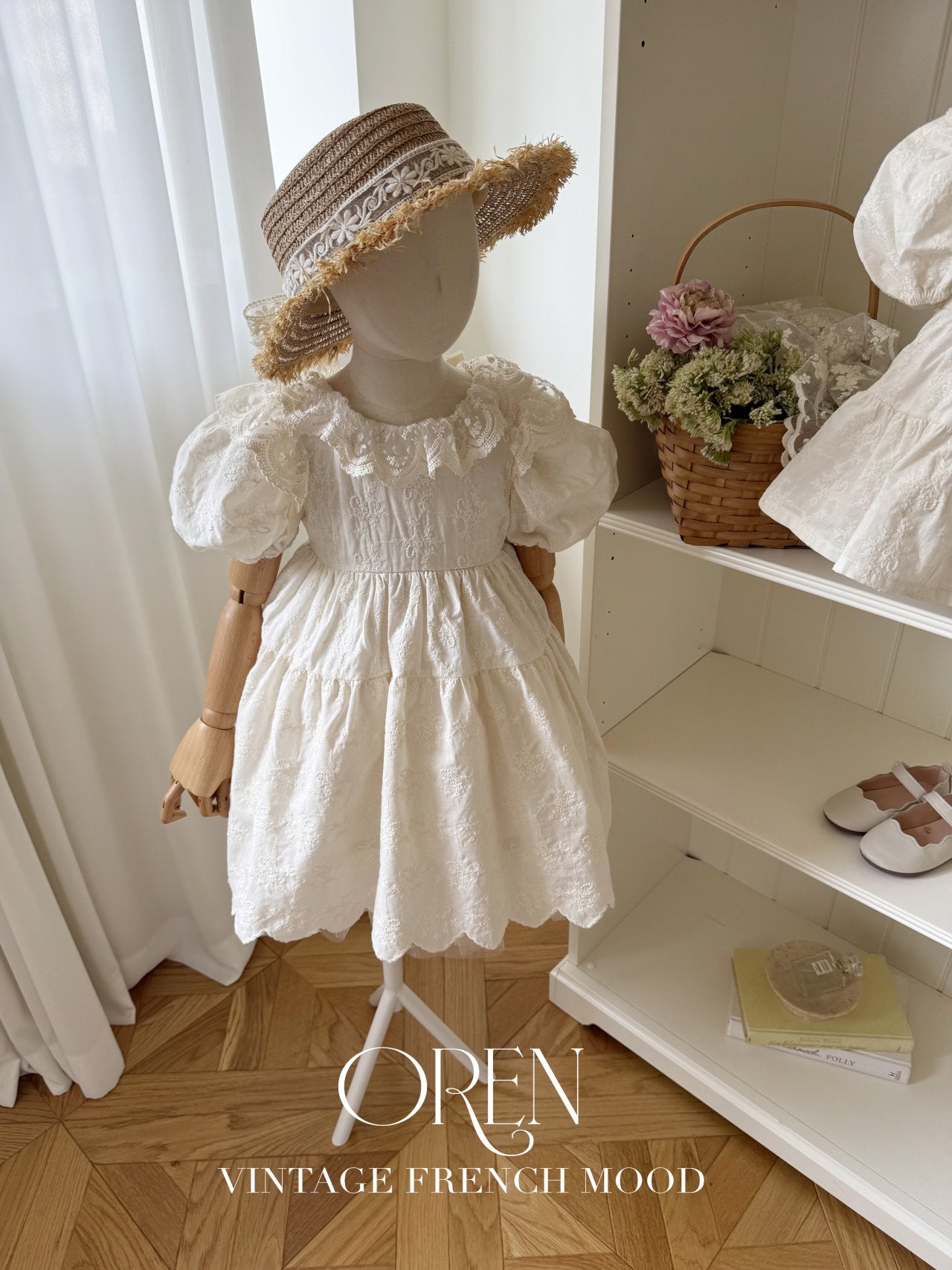 現貨▷ 韓國童裝 25夏 | OR25258 Lyla Lace Kids Ops (90)