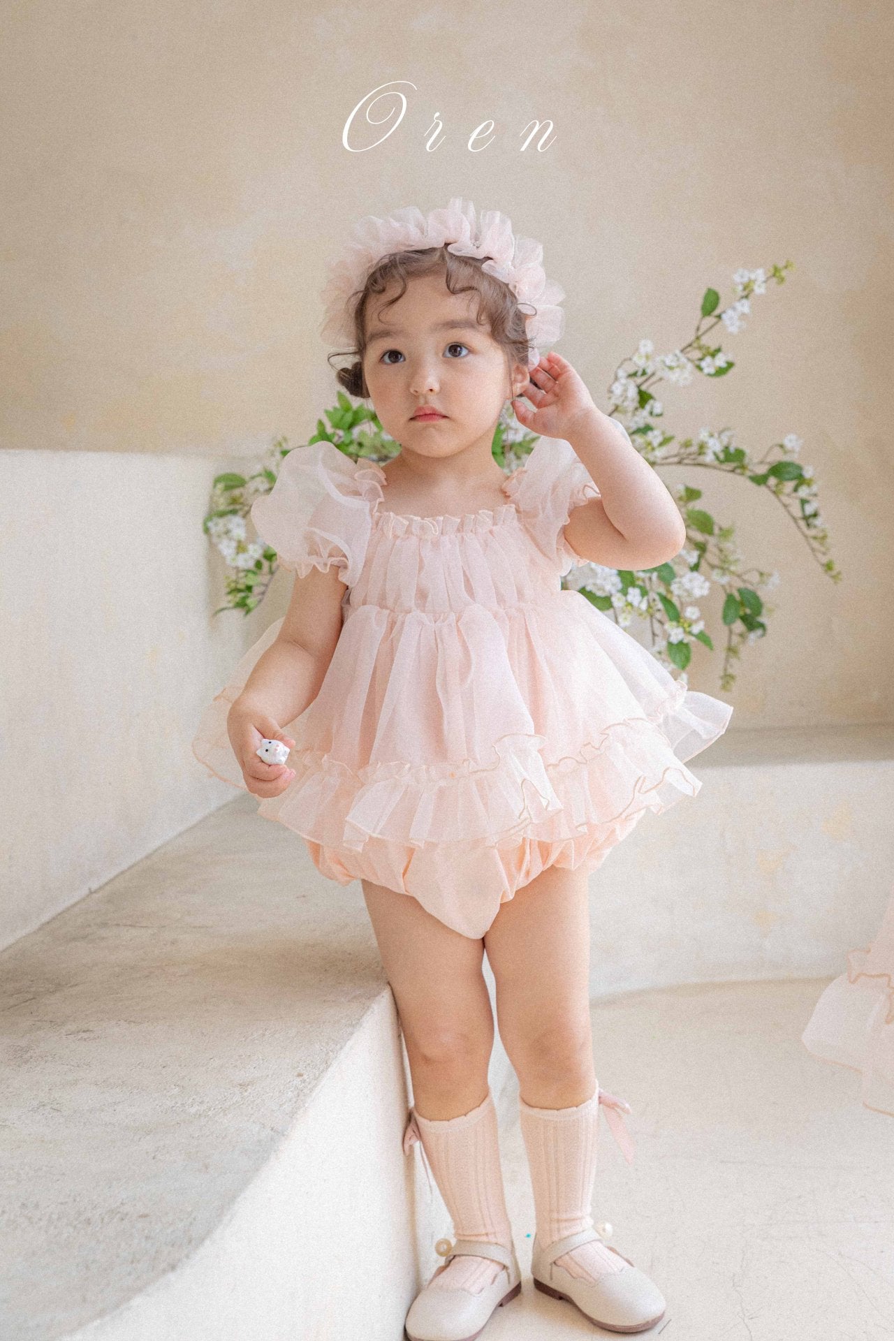 現貨▷ 韓國童裝 25夏 | OR252104 Coco Blush Kids Dress & Baby Suit