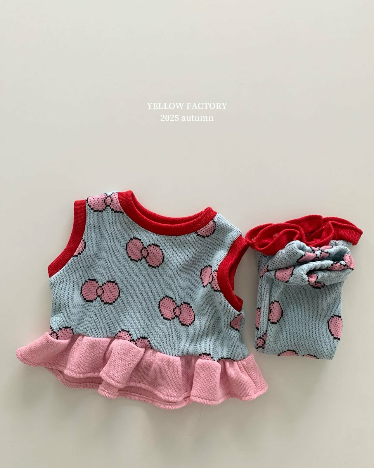 韓國童裝 25秋 | YF25321 Ribbon Pants